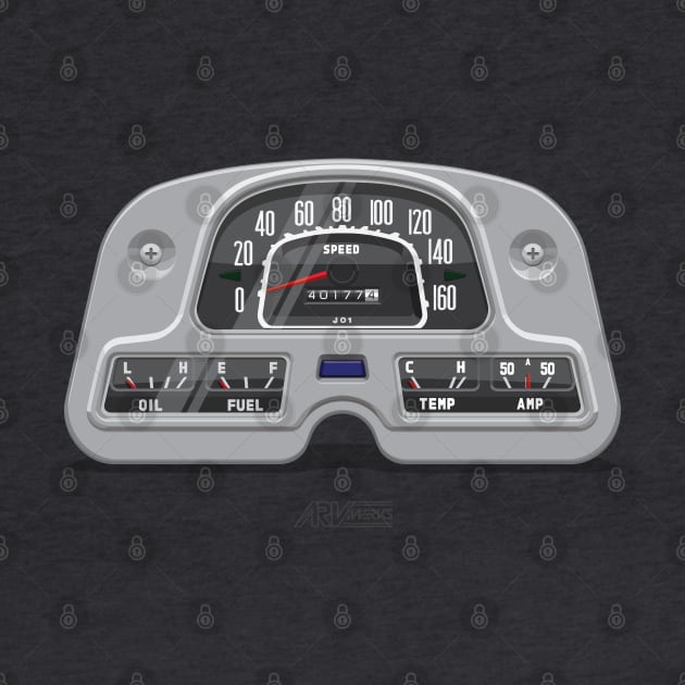 LAND CRUISER FJ40 series Instrument Panel by ARVwerks